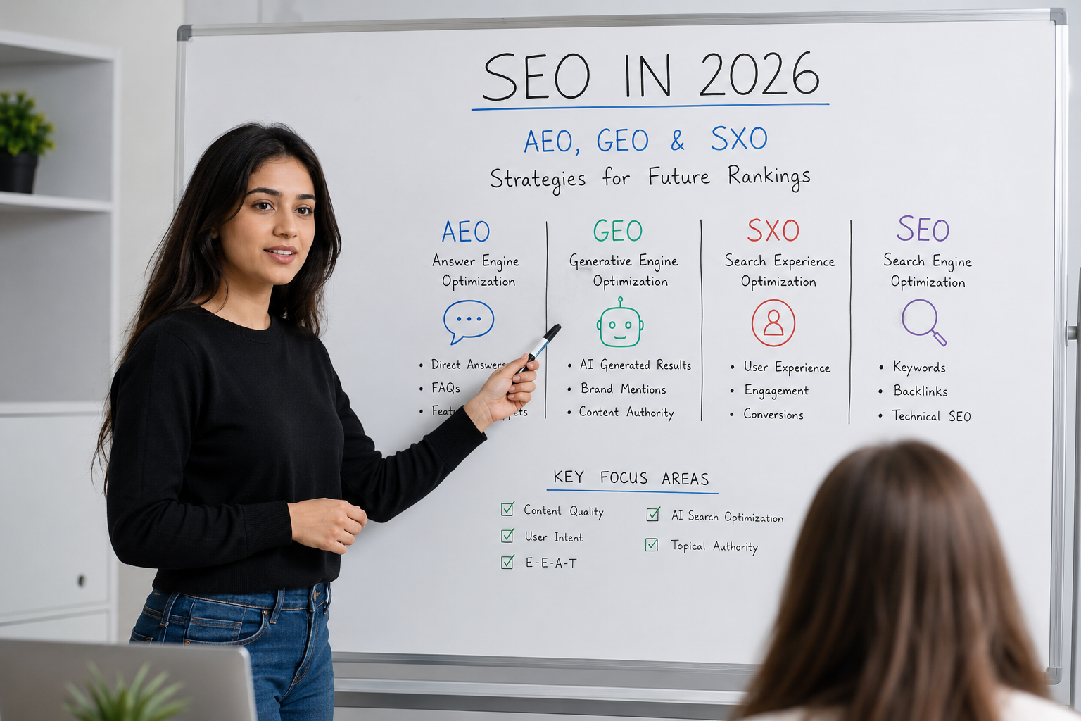 SEO in 2026: AEO, GEO, and SXO Strategies for Future Rankings