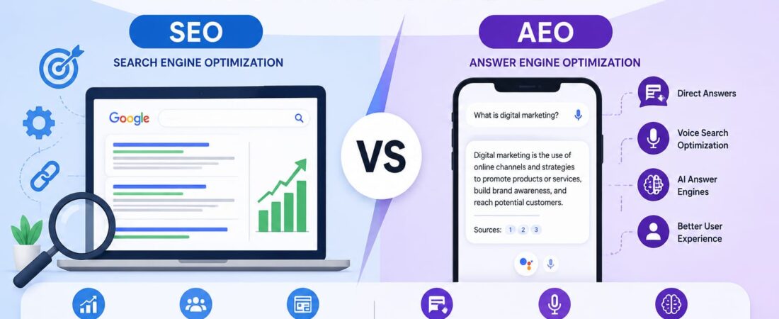 SEO Vs AEO: Complete Guide for Beginners