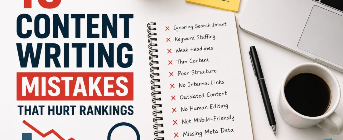 10 Content Writing Mistakes That Hurt Rankings