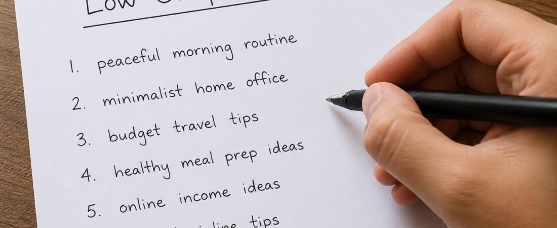 How to Find Low-Competition Keywords: A Beginner’s Guide